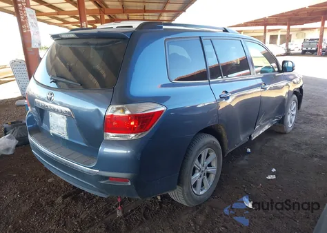 2013 Toyota Highlander Se V6 from USA, damaged, VIN 5TDZK3EH1DS131796